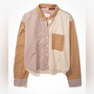 AE Clubhouse Cropped Shirt